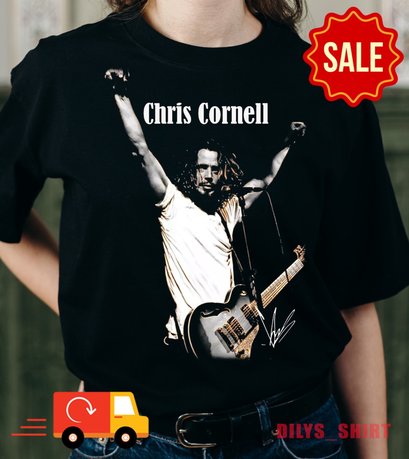Chris Cornell Soundgarden Signature T-Shirt S-5XL D2093
