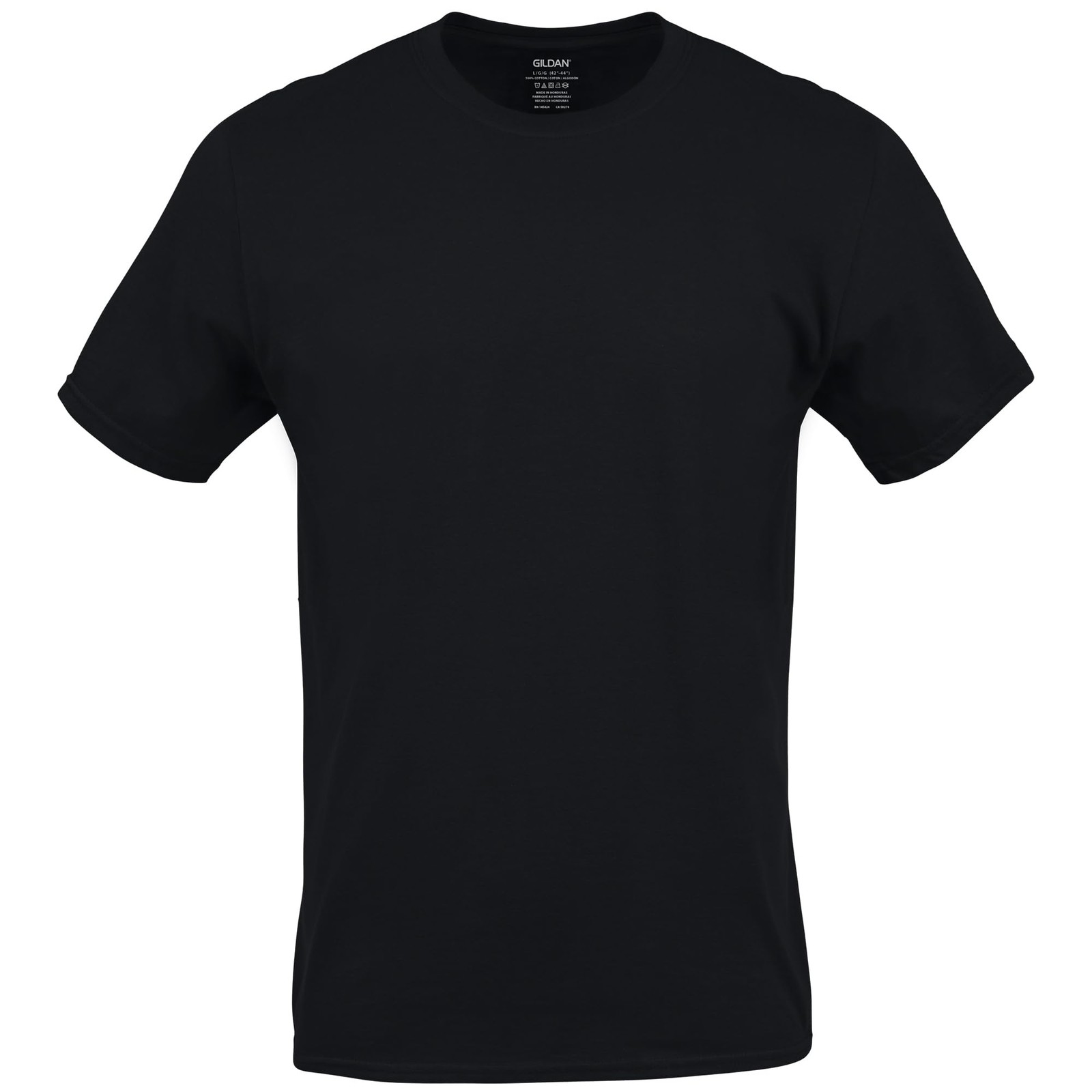 5-Pack Gildan Men’s Crew T-Shirts Multipack Style G1100 Black Sport Grey X-Large