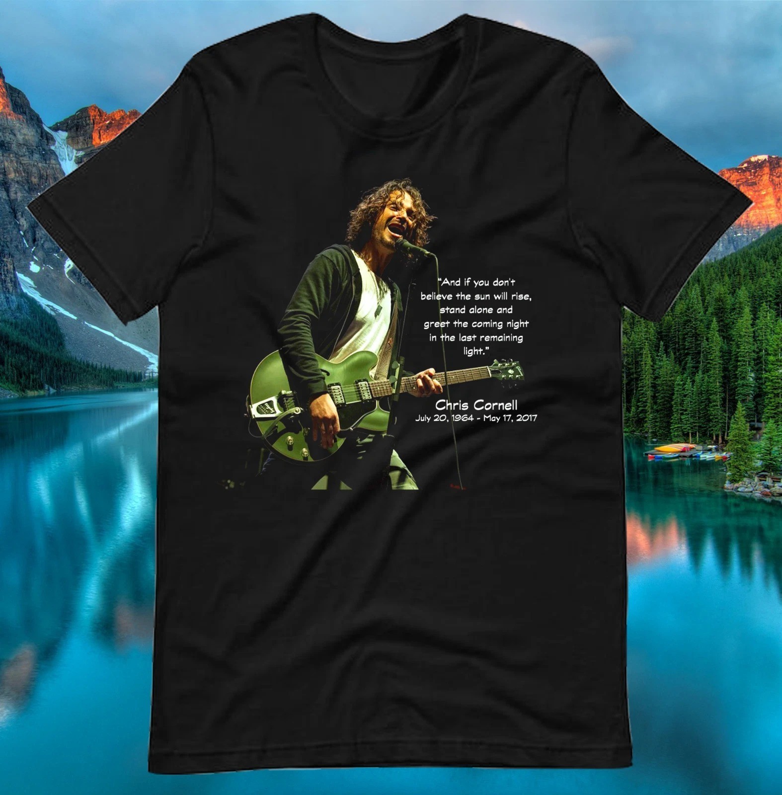 Remembering Chris Cornell Quotes T Shirt Size S M L 234XL Cotton AL1073