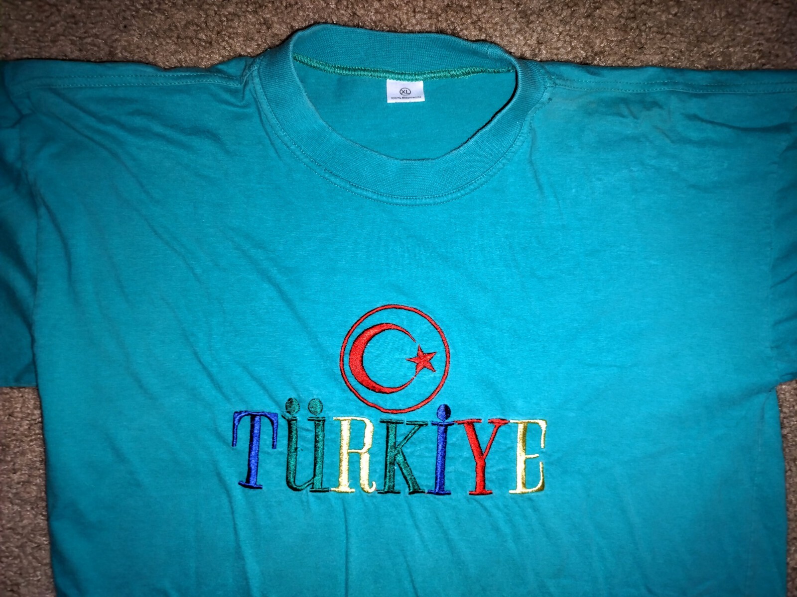 Vintage TURKEY Shirt Istanbul Turkiye Embroidered