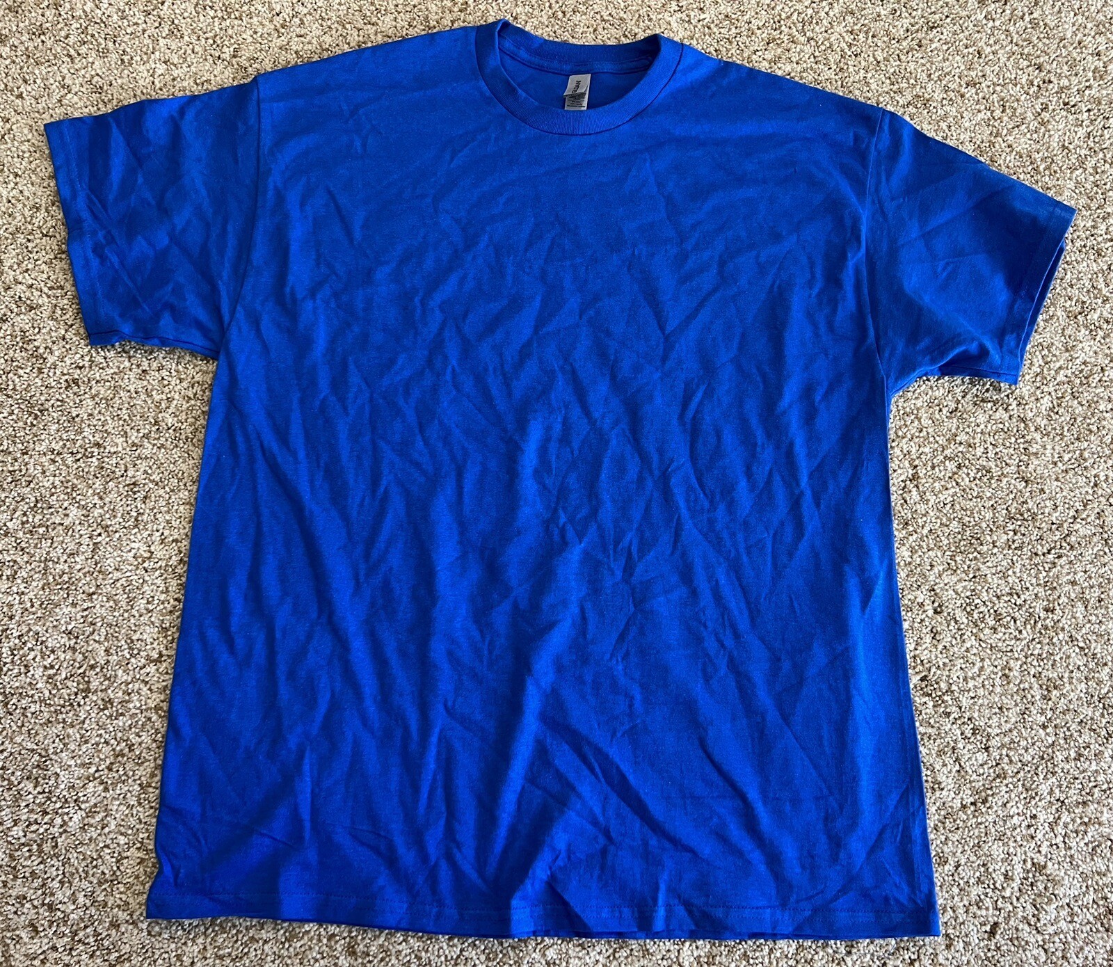 Gildan Adult Short Sleeve Ultra Cotton Blue Size XL