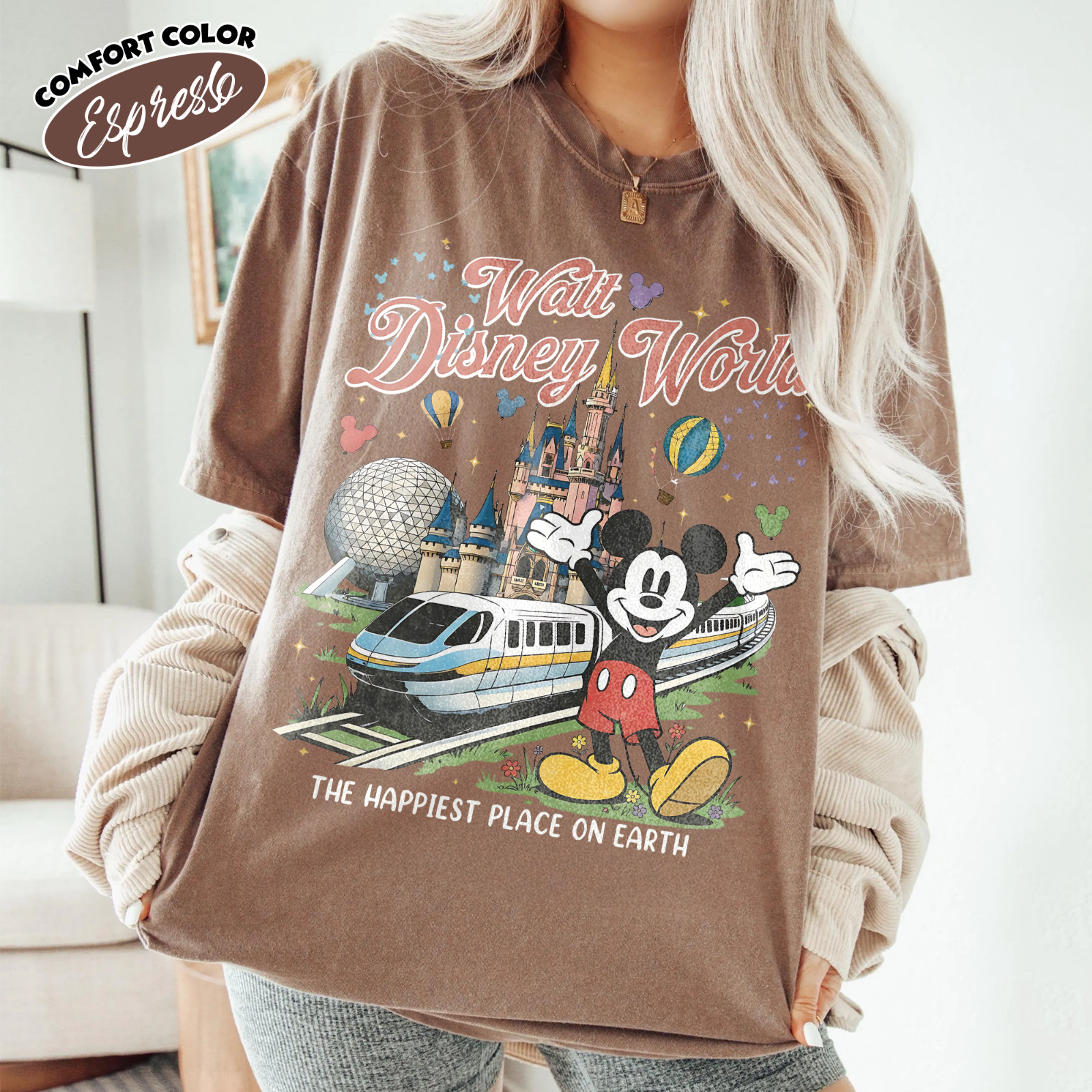 Mouse Magic Kingdom Shirt, The Happiest Place On Earth Tee
