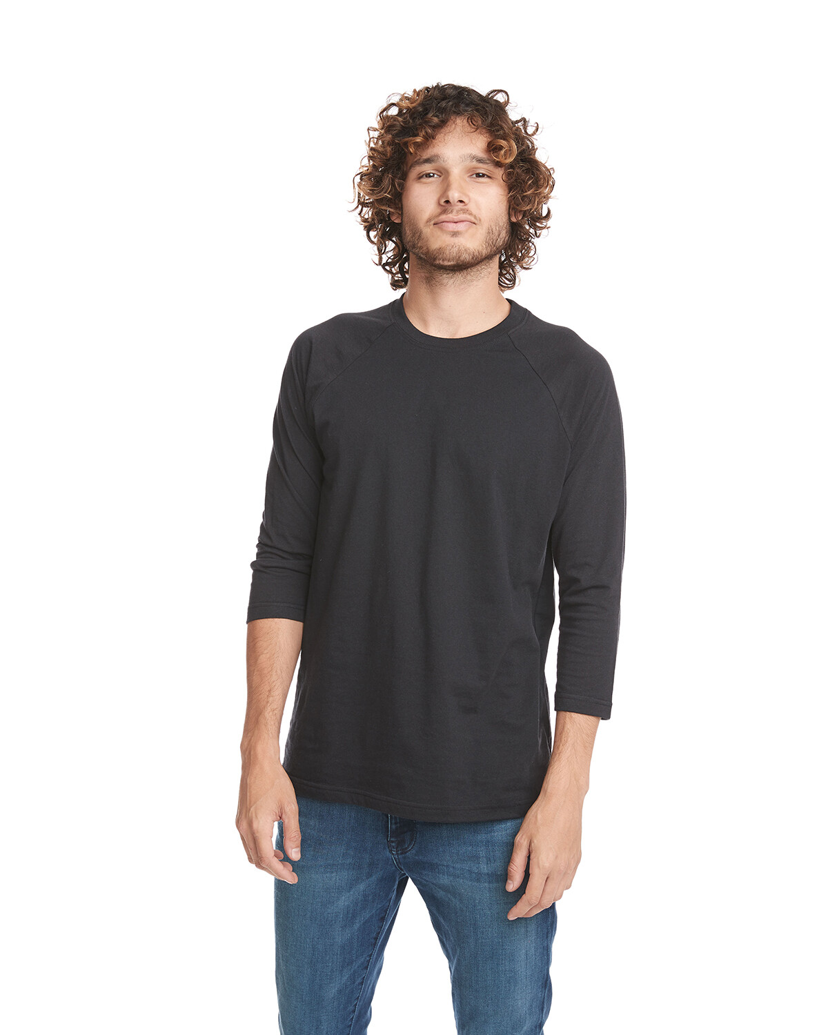 Next Level Unisex CVC 3/4 Sleeves Raglan Baseball Retail Fit T-Shirt 6251 XS-3XL