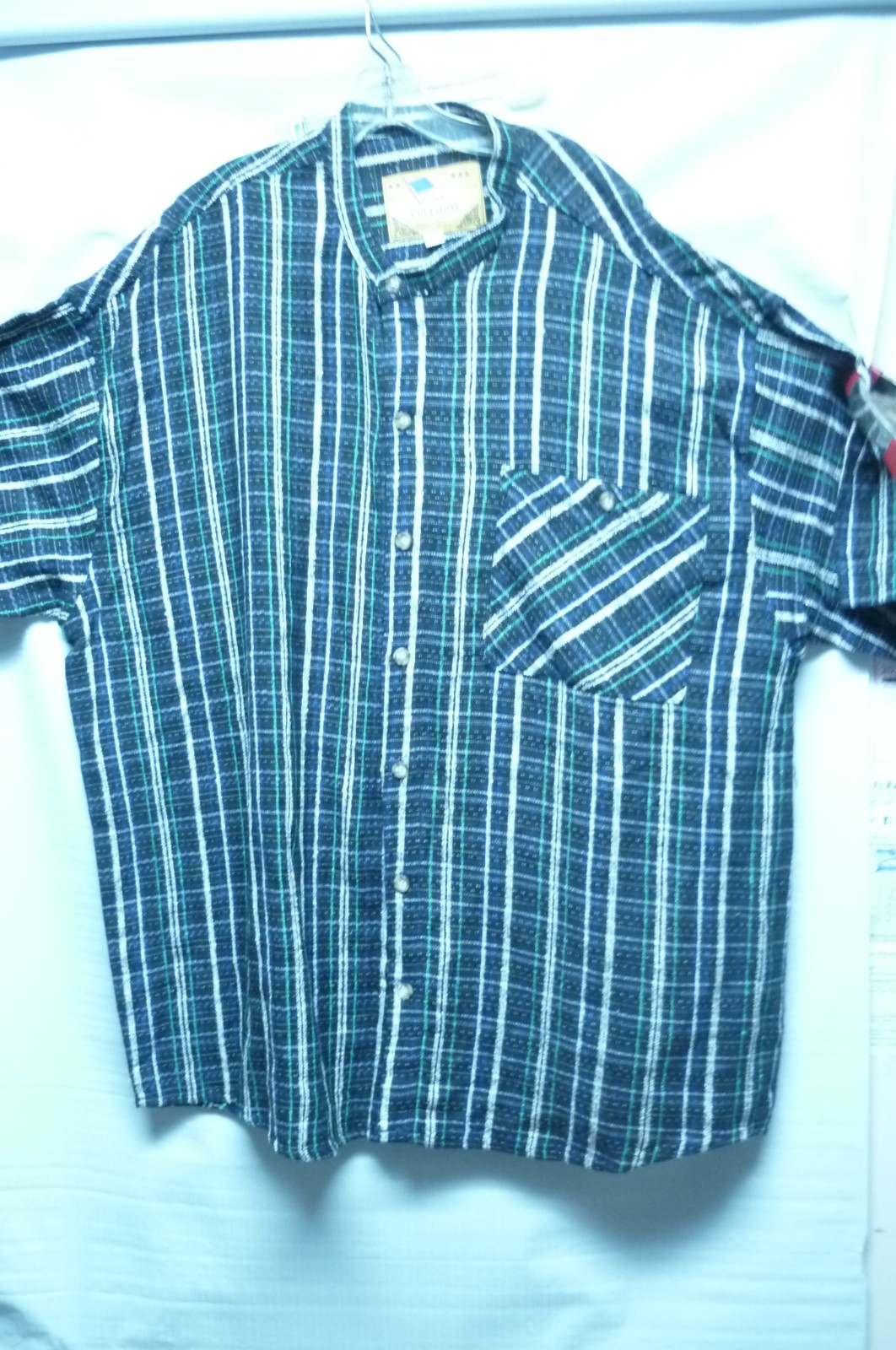 GREYSTONE BIG MAN BUTTON SHIRT SIZE 4X OLD STOCK USA