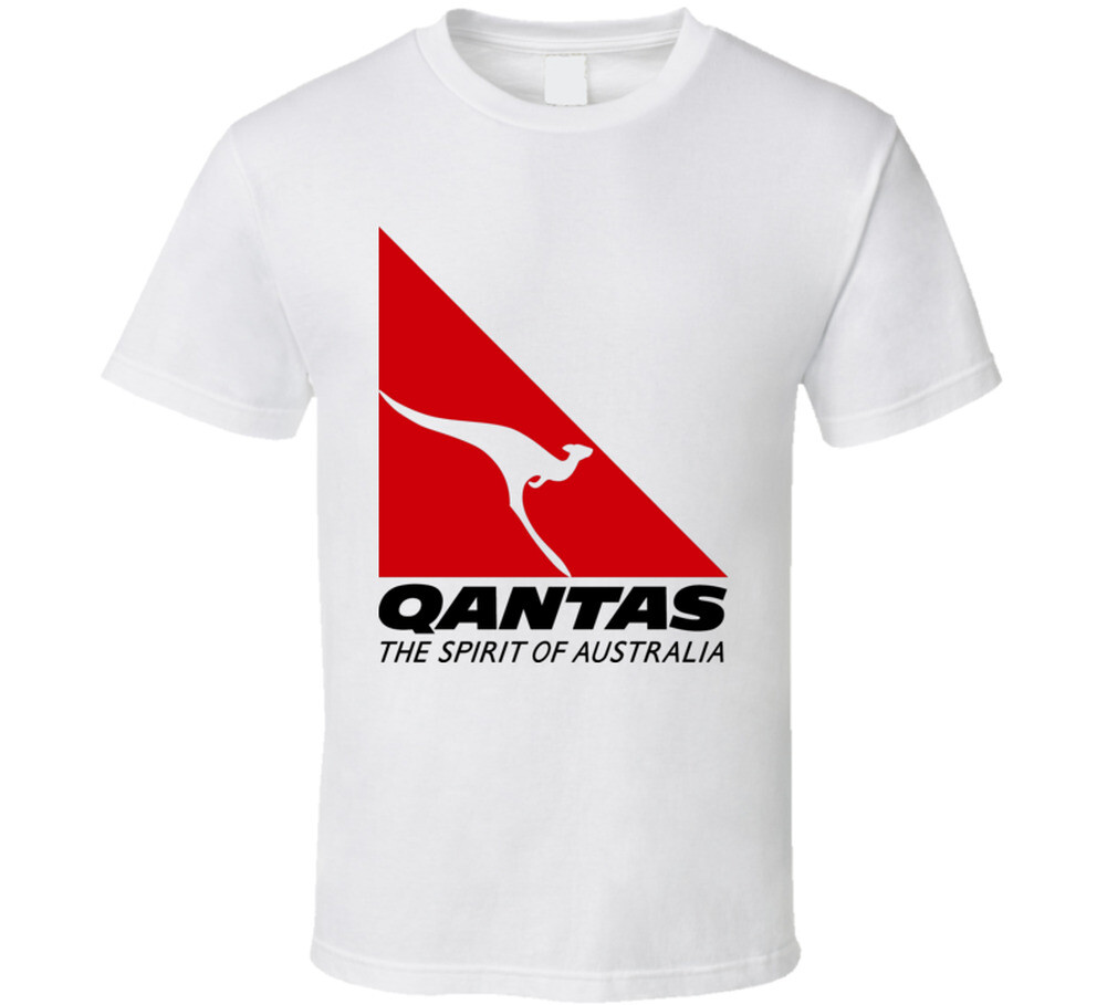 Qantas Airline Logl Australia T Shirt