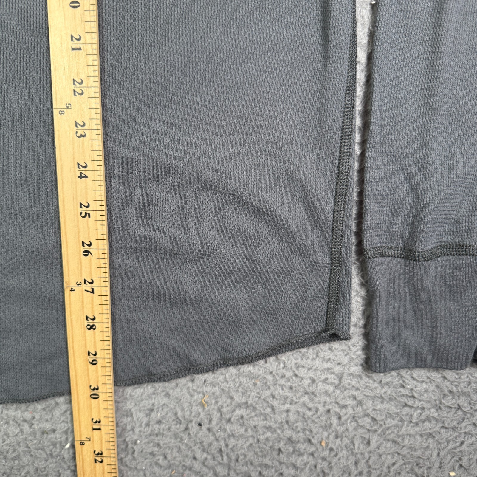 American Apparel Henley Kill Shirt Mens XL Gray Dexter Morgan Long Sleeve