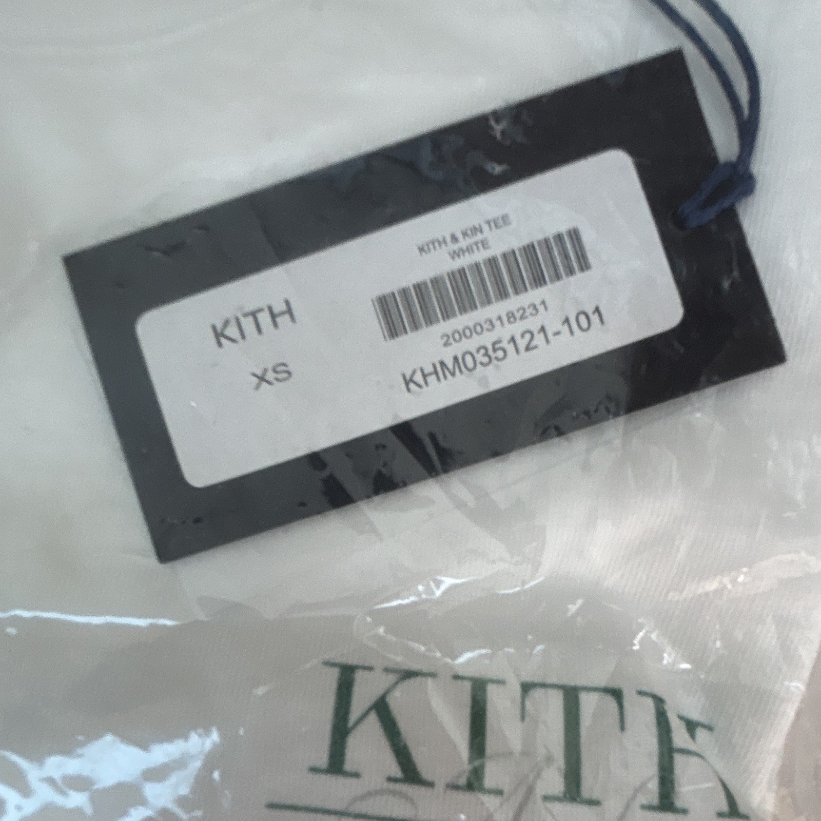 KITH Men’s White Kith & Kin Graphic Logo Short Sleeve Crew Neck Tee XS