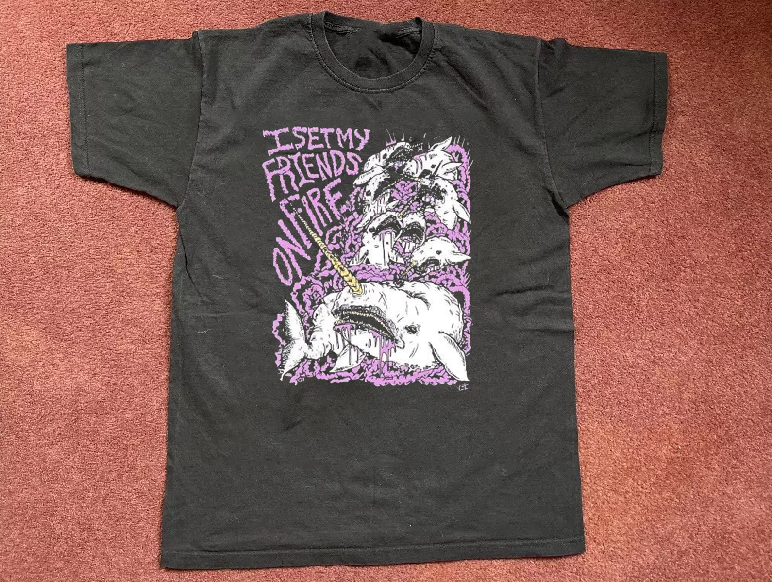 I Set My Friends On Fire Black Unisex S-5XL Shirt HRB654