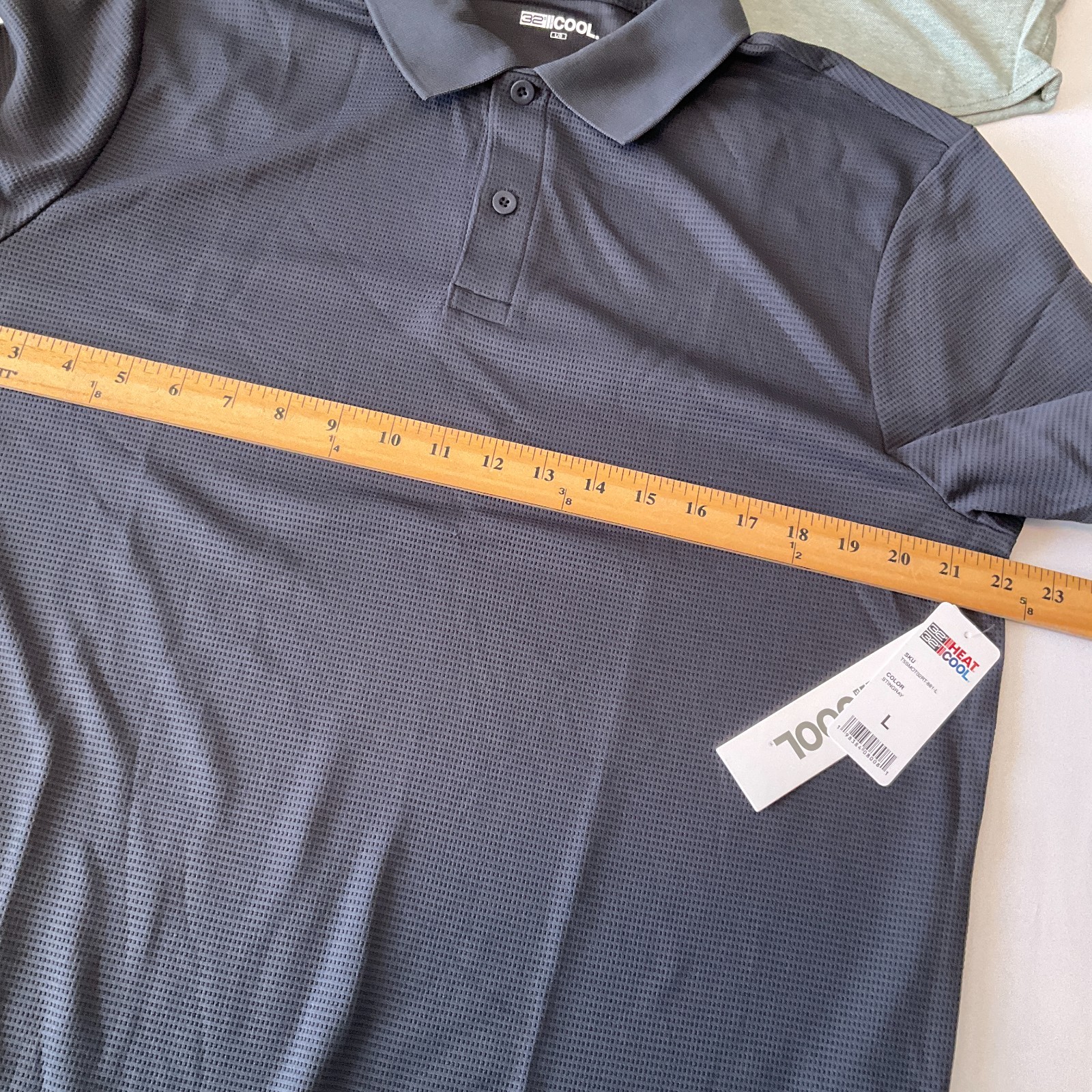 32 Degrees Cool Shirts Mens Size L Multicolor 1 Long Sleeve 1 Polo 2 Button