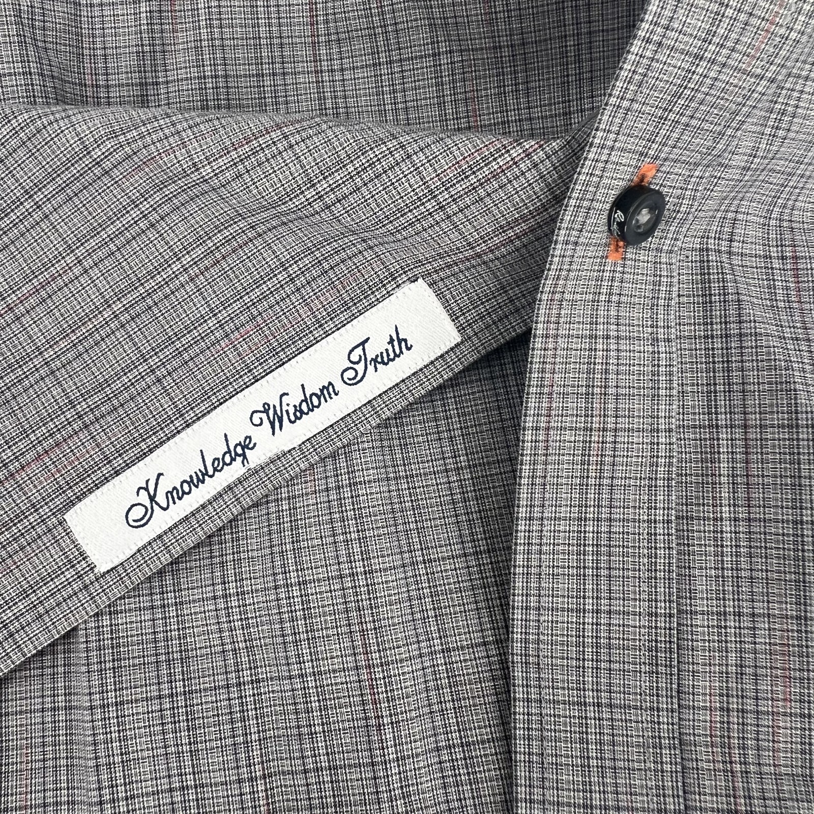 ROBERT GRAHAM Men’s 42/16.5 Gray Plaid Long-Sleeve Button-Up Dress Shirt Stretch