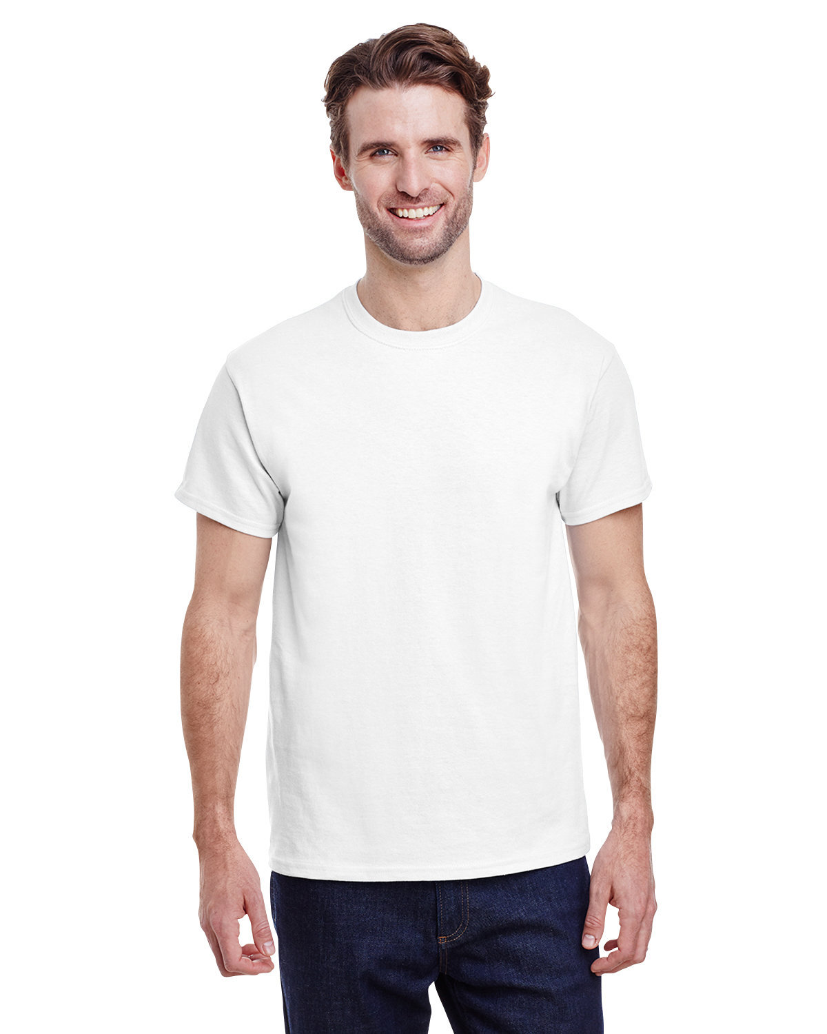Gildan Adult Ultra Cotton Stylish T Shirt Casual Plain T-Shirt – G200