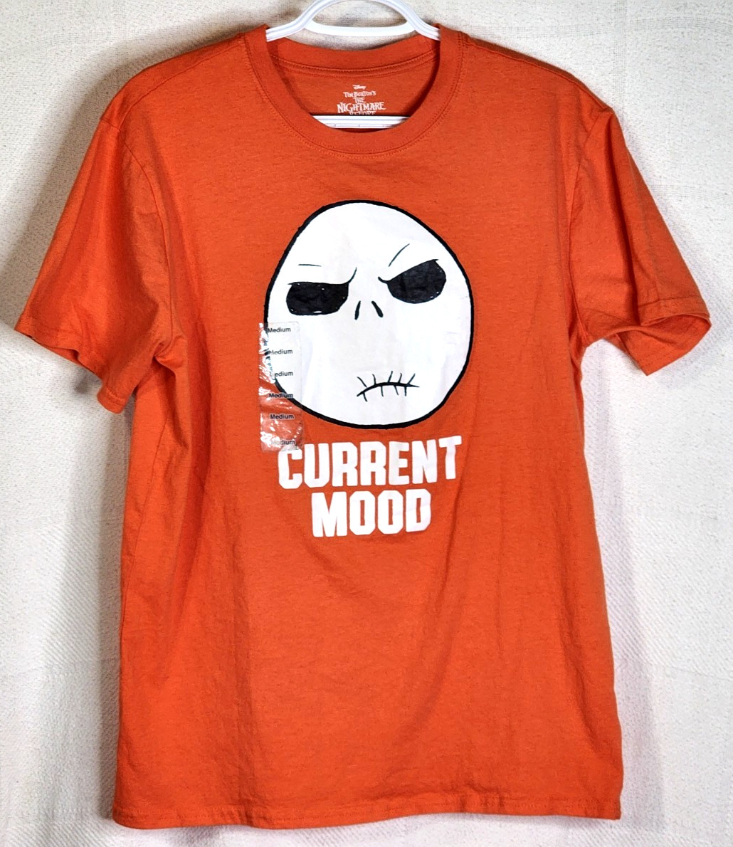 Disney Tim Burton’s Nightmare Before Christmas Current Mood Graphic Tee Size M