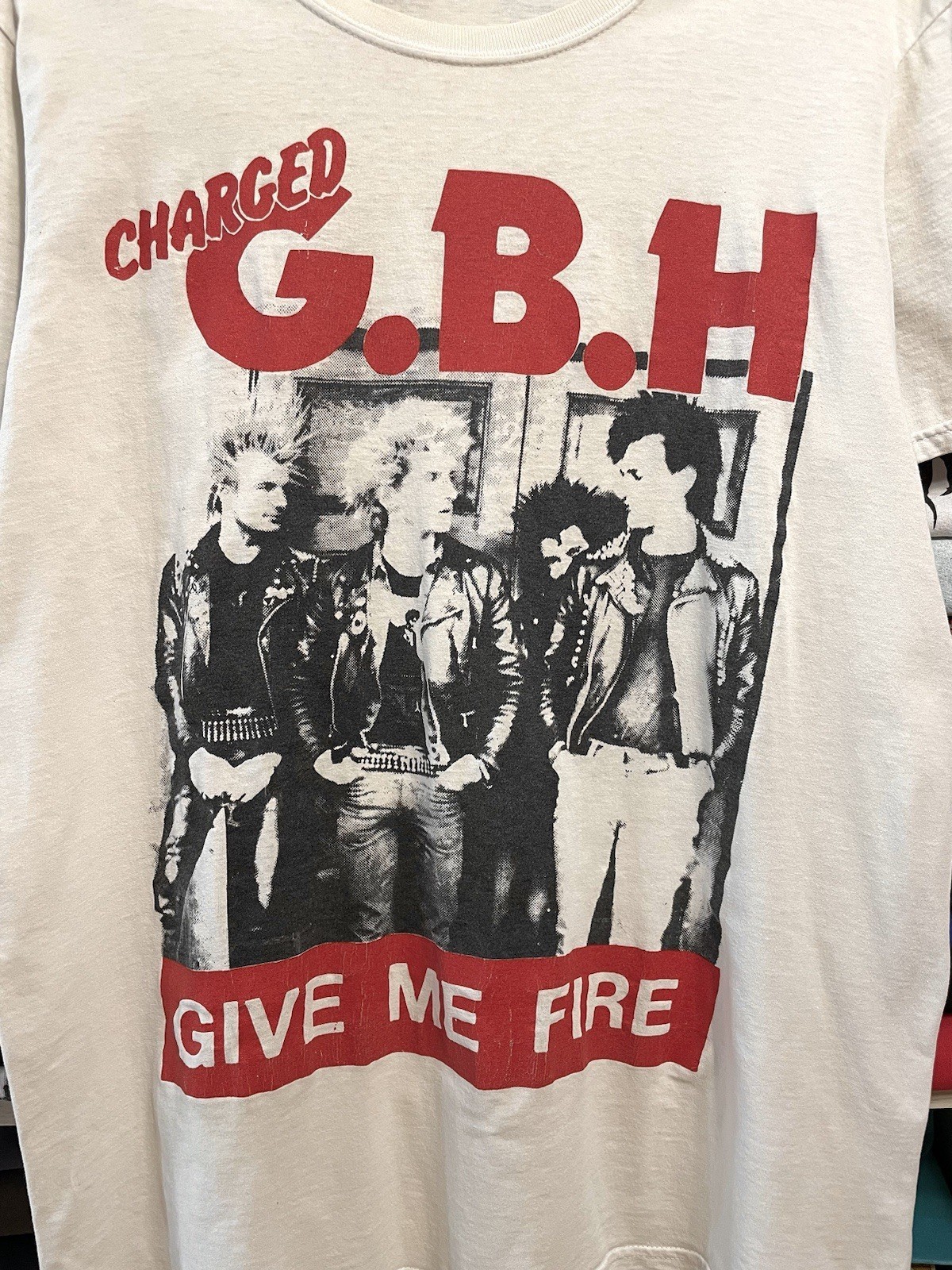 VIntage GBH Band White Shirt Unisex Concert S to 5XL AR330