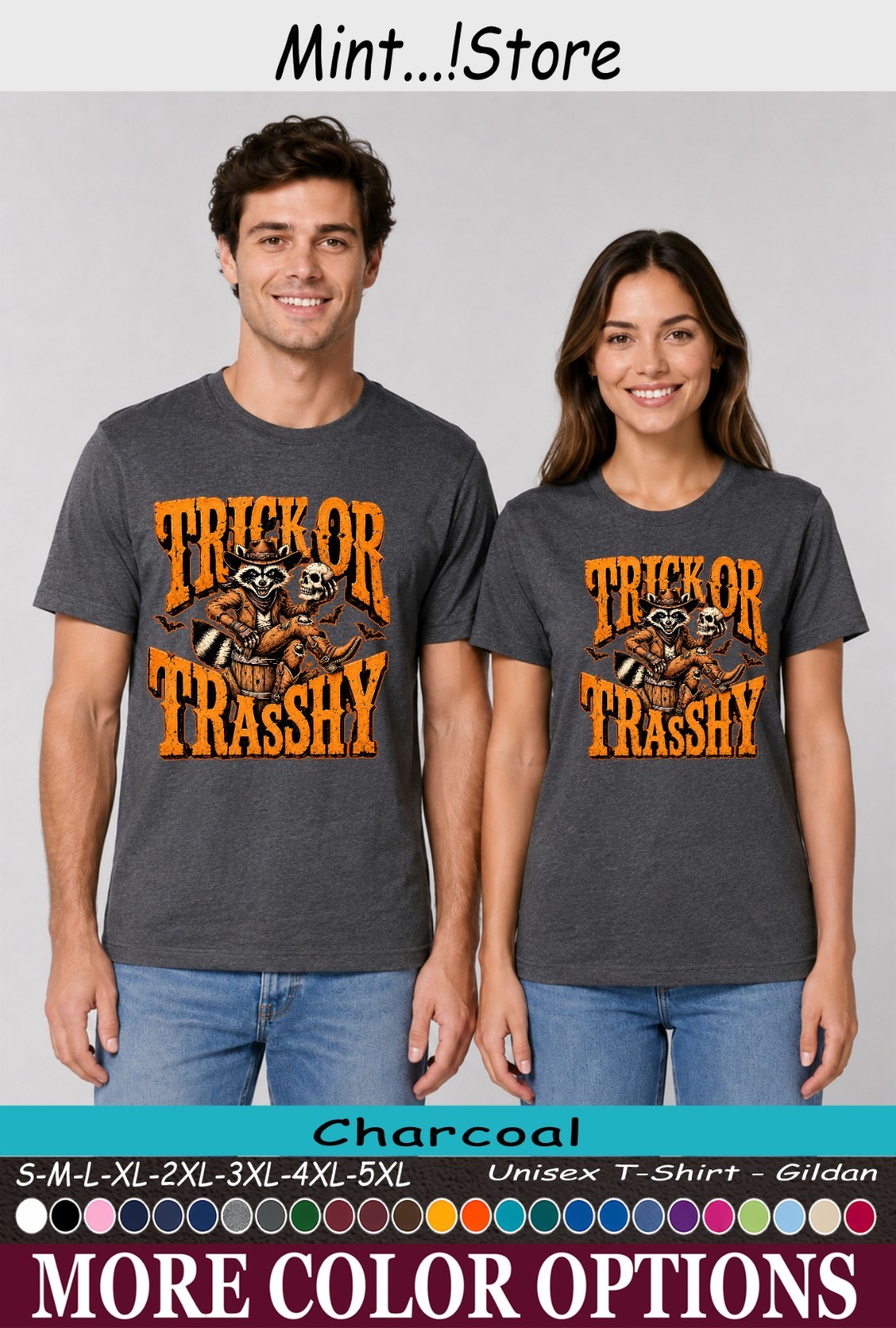 Cowboy Raccoon Halloween Shirt, Trick or Trashy Western Graphic Tee