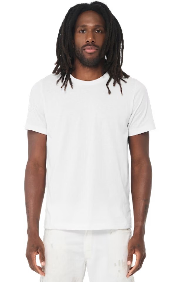 Bella+Canvas 3001CVC 4.2 Oz. White 52%/48% Cotten Blend T-Shirt Sz. XL