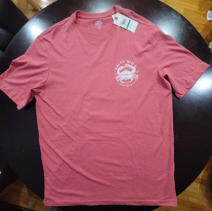 IZOD Salt Water Men’s Graphic Short Sleeve Tee Shirt Sz LT,3XLT,6XB,