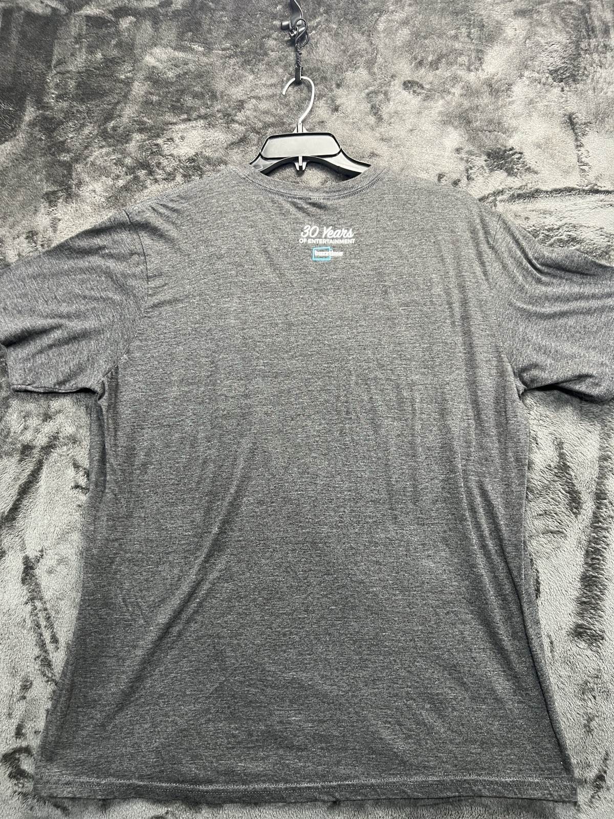 District Made Buzztime 30 Years Entertainment Graphic T Shirt Men’s XL Gray