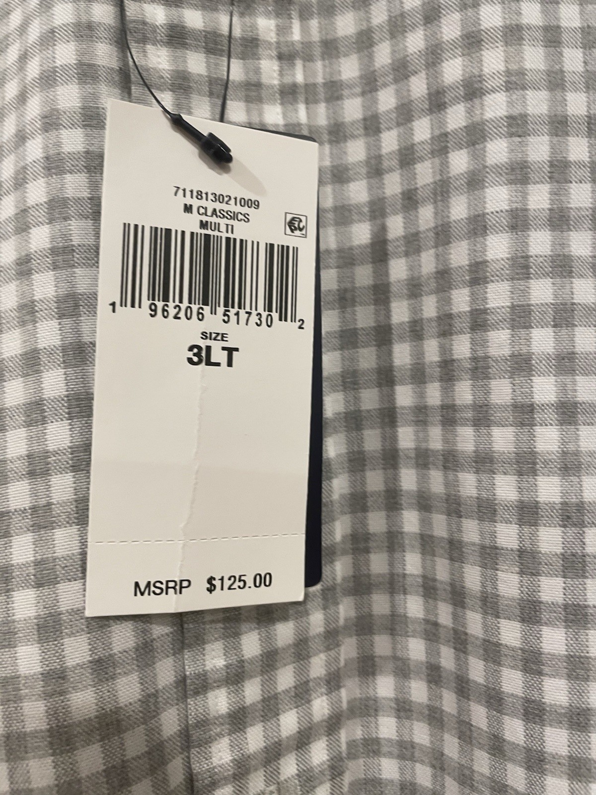 $125 Polo Ralph Lauren Men’s L/S Classic Plaid Shirt Cotton, Multi, 3LT 3XLT