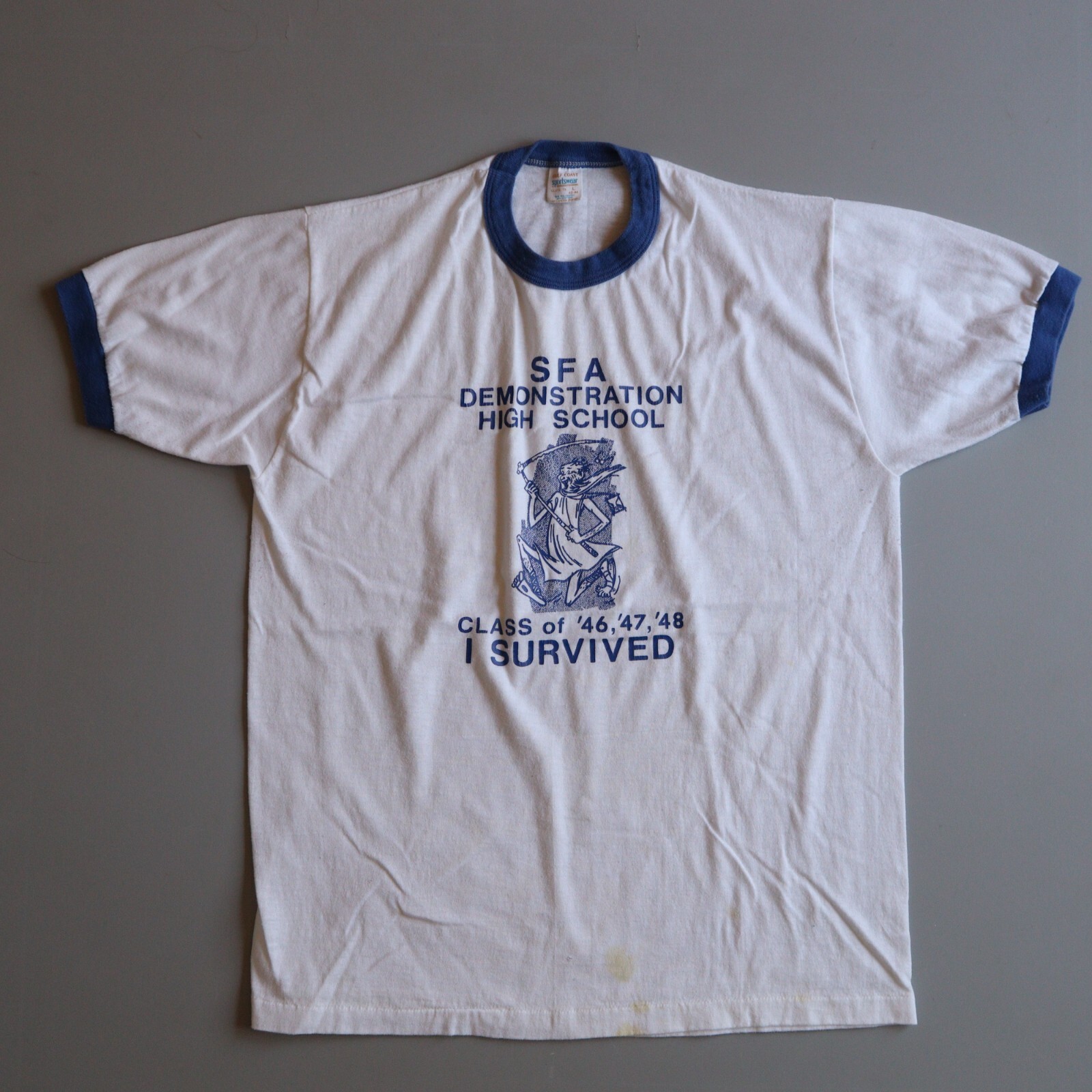 sfa demonstration high school Vintage Ringer Shirt Small Class Of