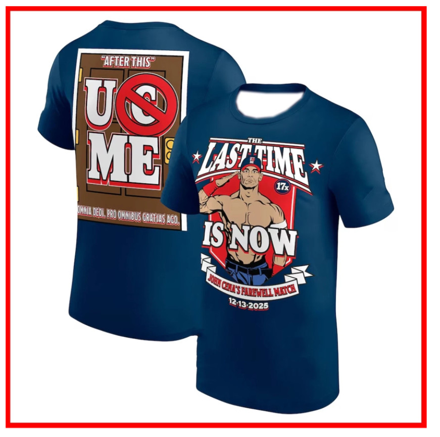 HOT SALE – John Cena Farewell Tour 2025 Washington AOP T-Shirt S-5XL Reprint