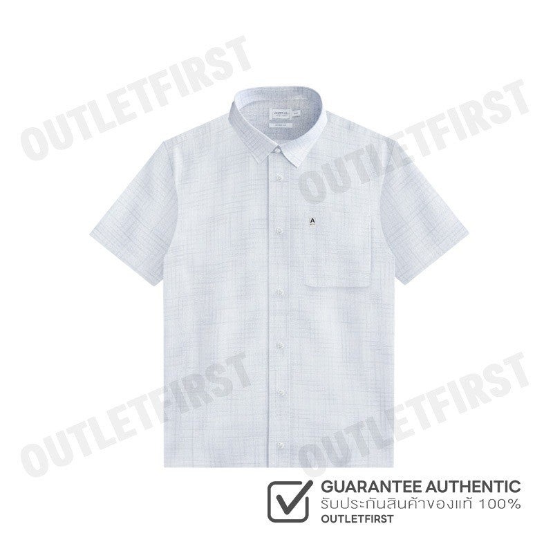 ARROW MEN’S PREMIUM COLLECTION COTTON SHORT SLEEVES SHIRT COLOR WHITE CODE: