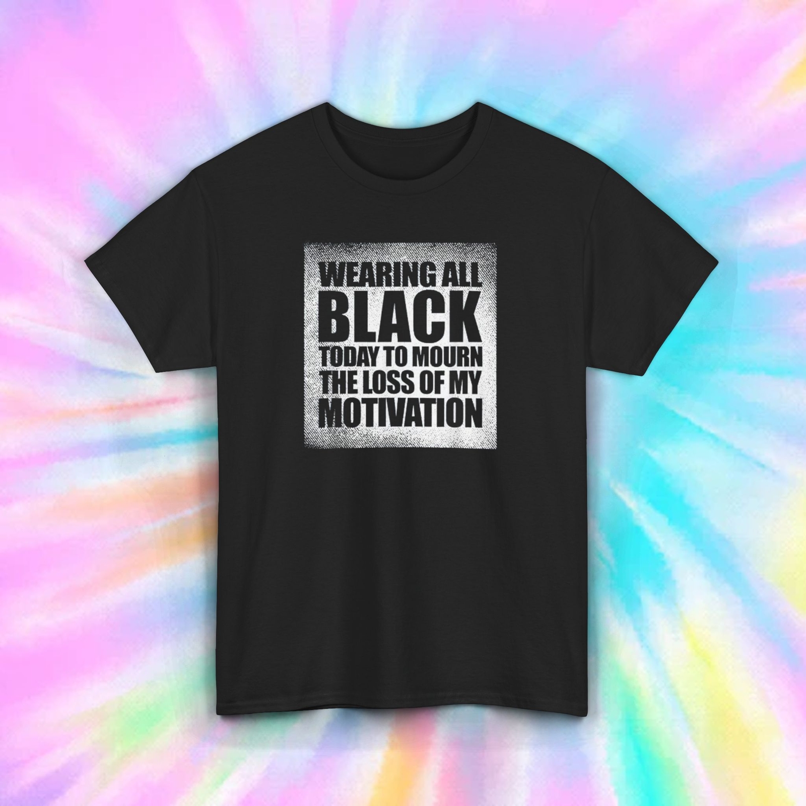 Wearing All Black Shirt Funny Motivation Humor Sarcastic Gift Tee for Women S-5X
