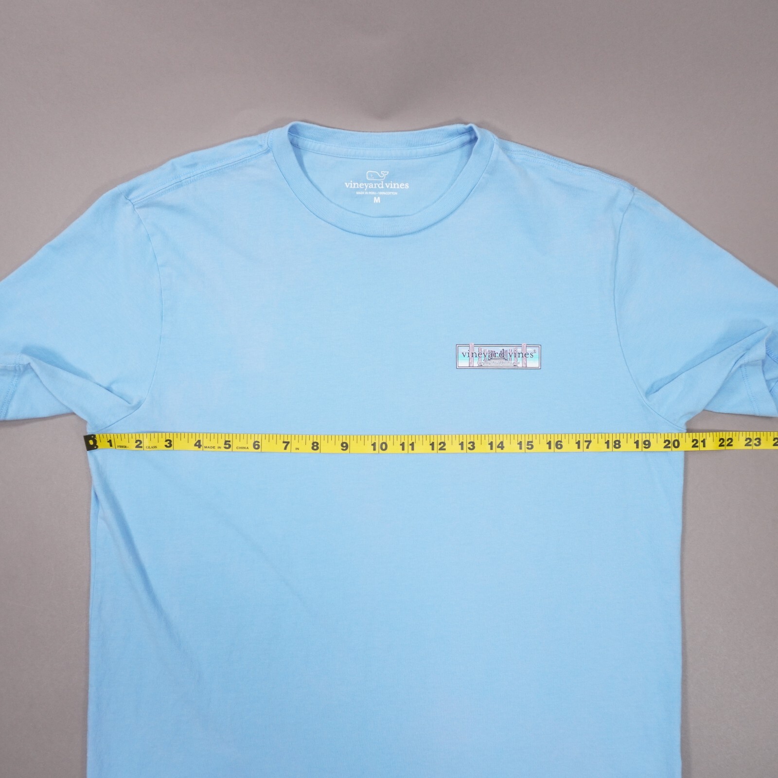 Vineyard Vines Everyday Should Feel This Good T Shirt Mens Medium Blue Cotton