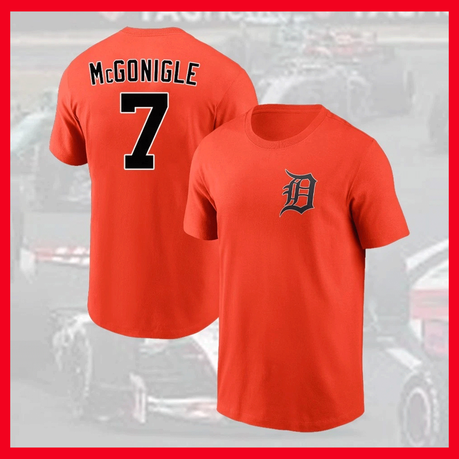 HOT- Kevin McGonigle #7 Detroit Tiger Basball Name & Number Player For Fans