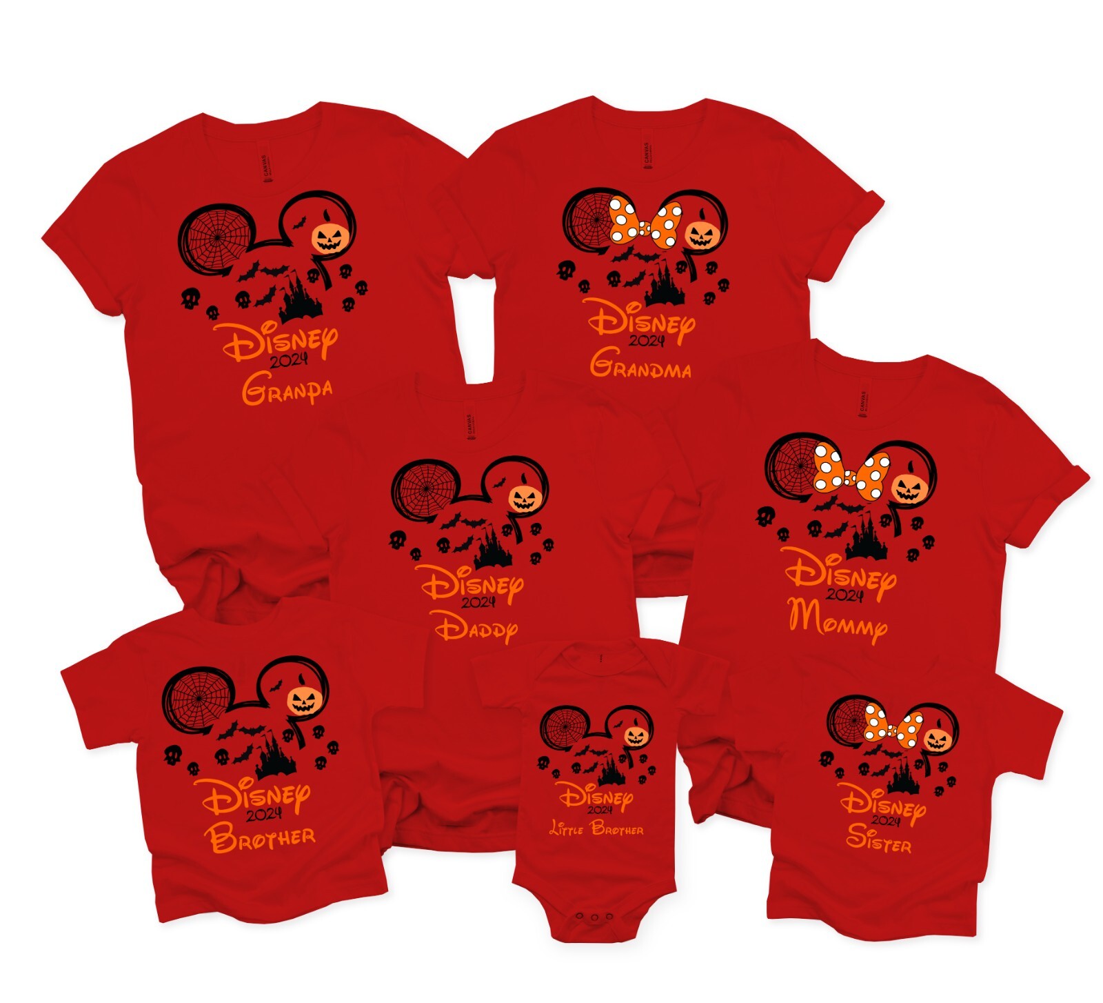 Halloween Disney Trip Vacation T-Shirt Disneyland Shirt Family Matching Tshirt
