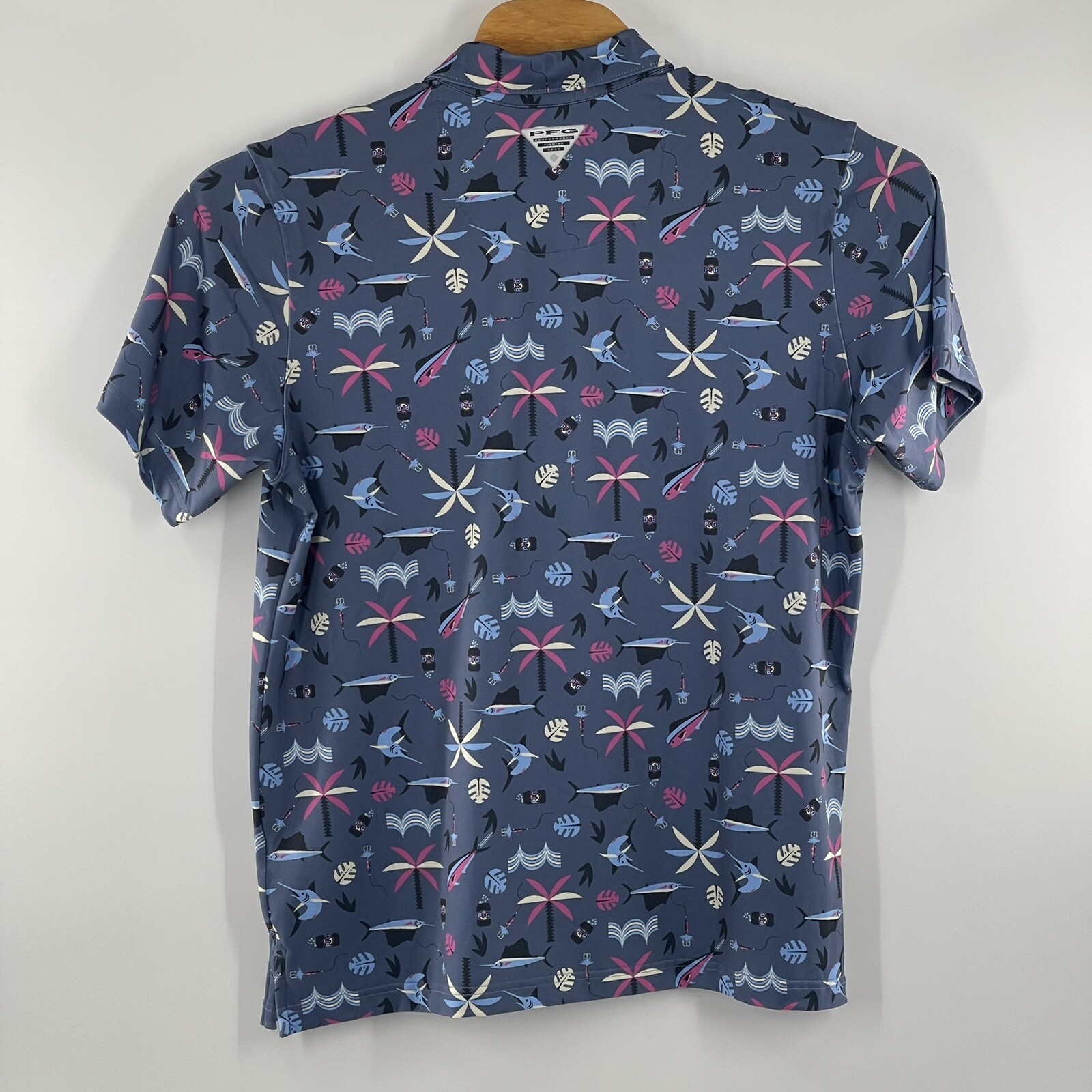 NWT Columbia PFG Super Slack Tide Camp Shirt Omni Wick Fishing Men’s Size Large