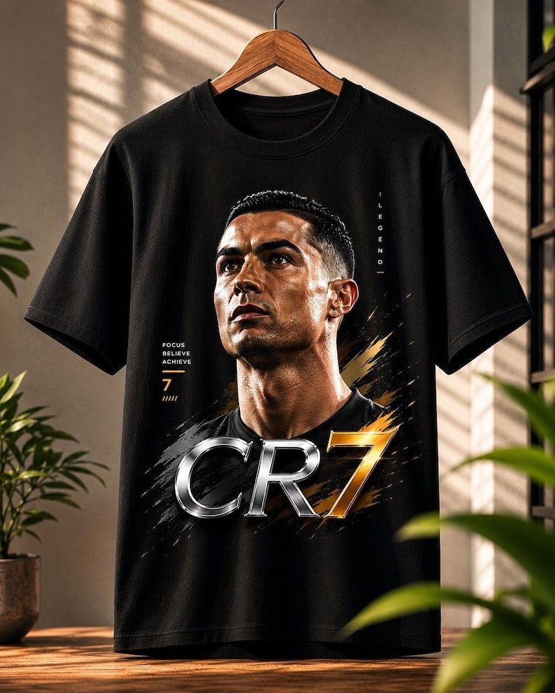 Cristiano Ronaldo FIFA WC 2026 Fan Shirt – CR7 Person Gildan 5000 T-Shirt