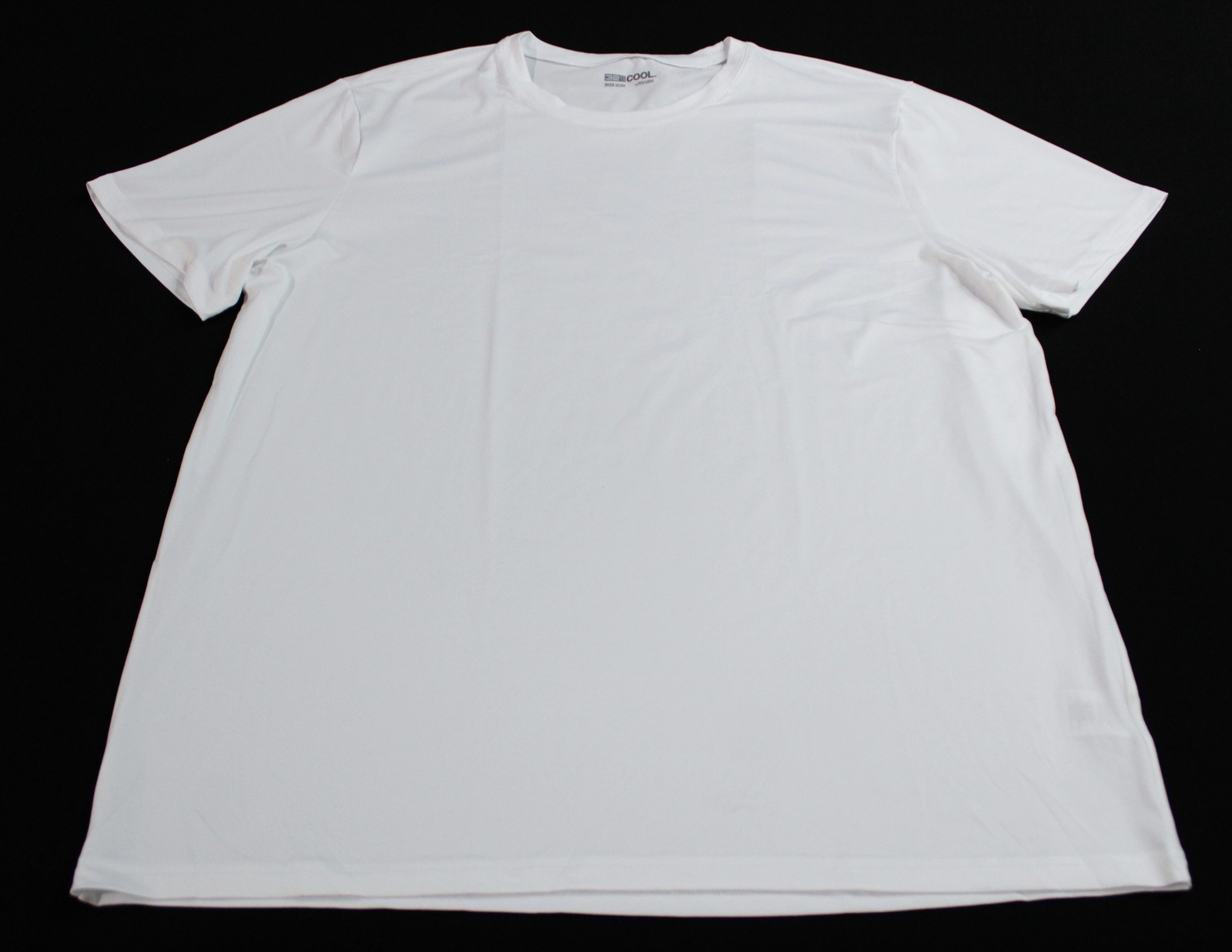 32 Degrees Men’s Cool Stretch Classic Crewneck T-Shirt BL1 White Size 2XL NWT