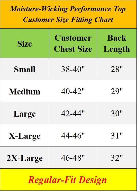 5-Pack Men’s Moisture Wicking Long Sleeve Peformance Athletic Tee T-Shirt S-2XL