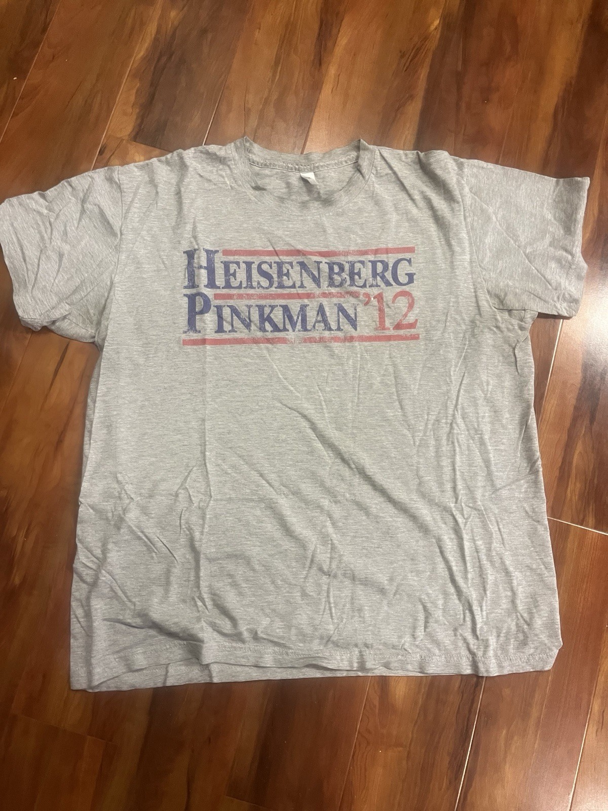 Heisenberg Pinkman 2012 Political Election Shirt American Apparel Size Large