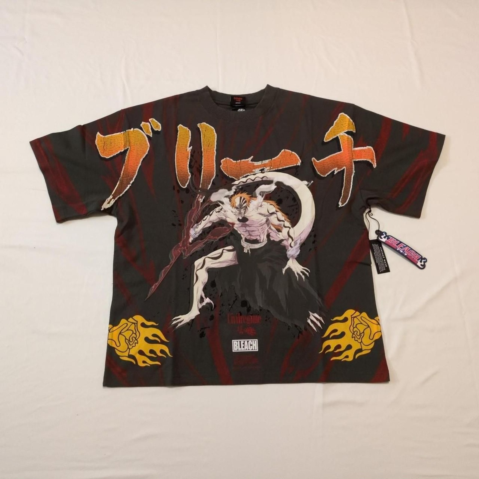Civil Regime X Bleach Hallow’s Chaos 199X T-shirt Size M Oversized