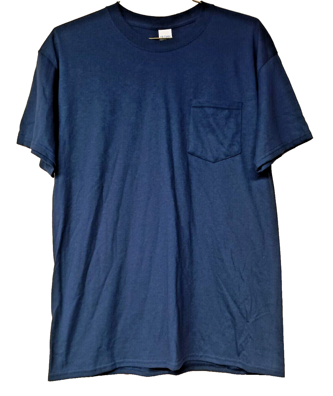 Gildan Ultra Cotton Navy Dark Blue Short Sleeve T Shirt Men’s Large New