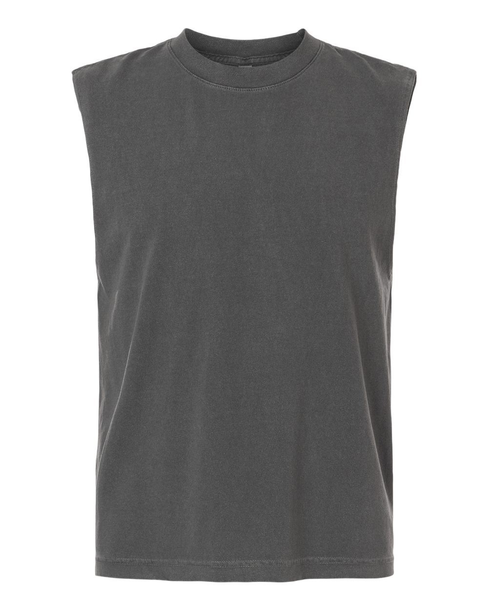 American Apparel Heavyweight Cotton Garment-Dyed Mid-Length Muscle Tee 207GD