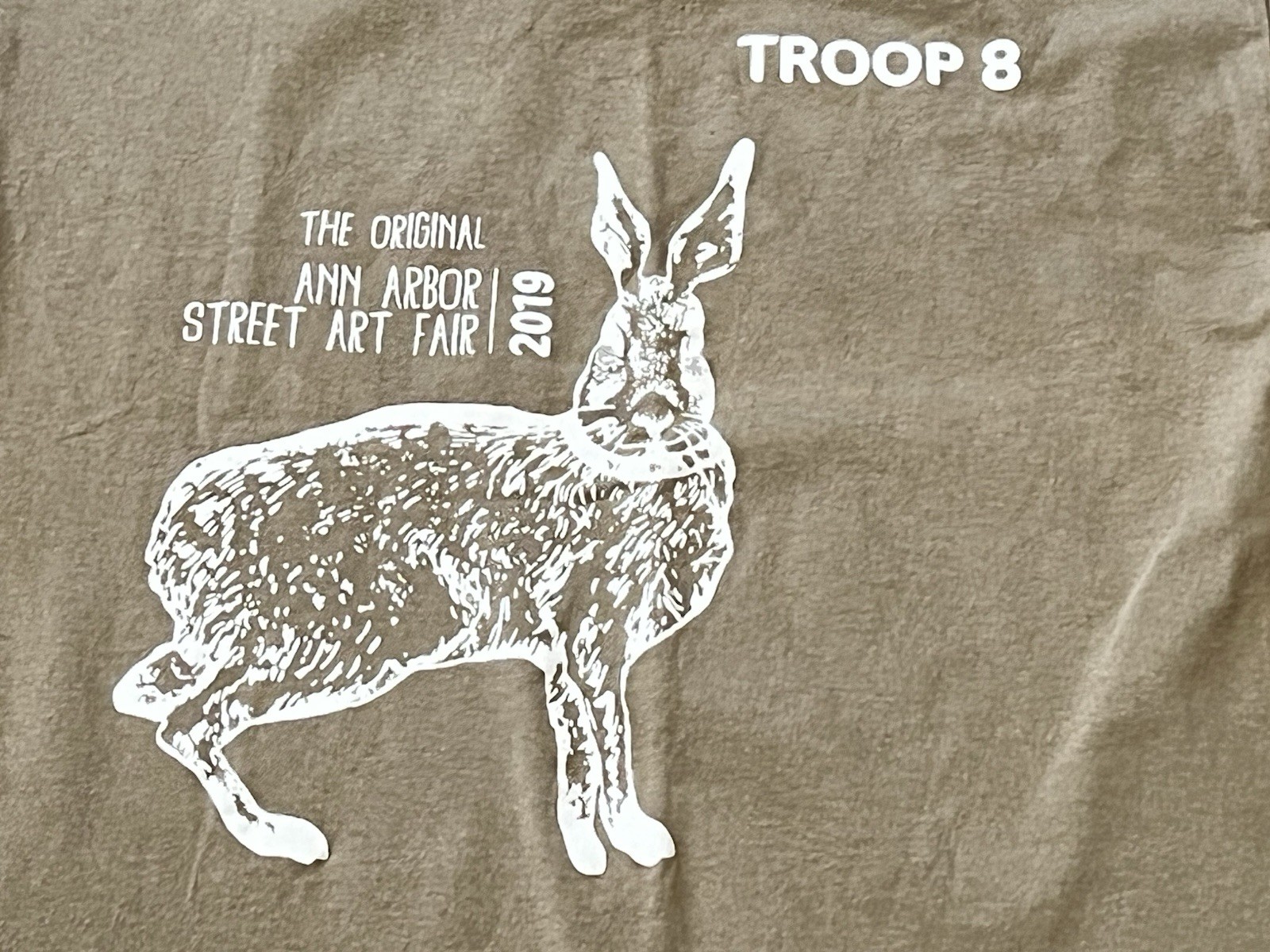 The Original Ann Arbor Street Art Fair 2019 Mens Women’s Medium Brown T Shirt