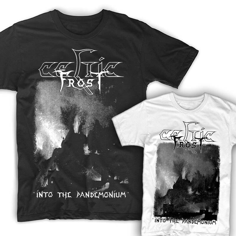 Celtic Frost Pandemoniumt T shirt BLACK WHITE metal band