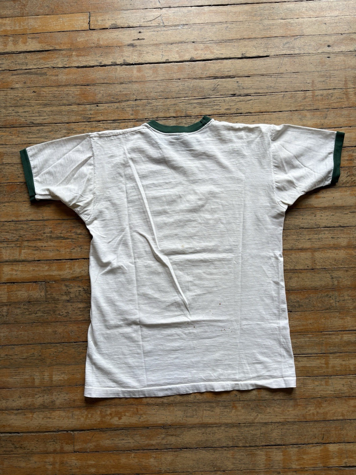 60s Champion Running Man Tulane University Ringer Tee Large