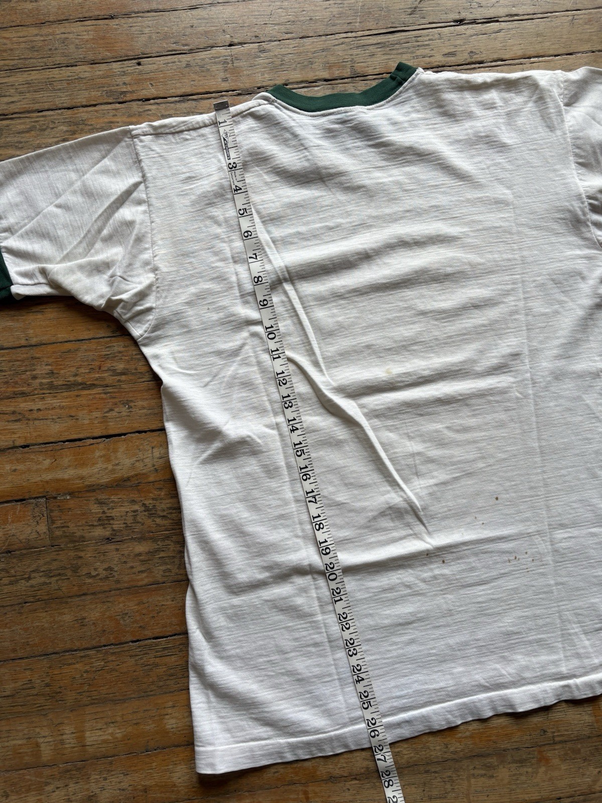 60s Champion Running Man Tulane University Ringer Tee Large