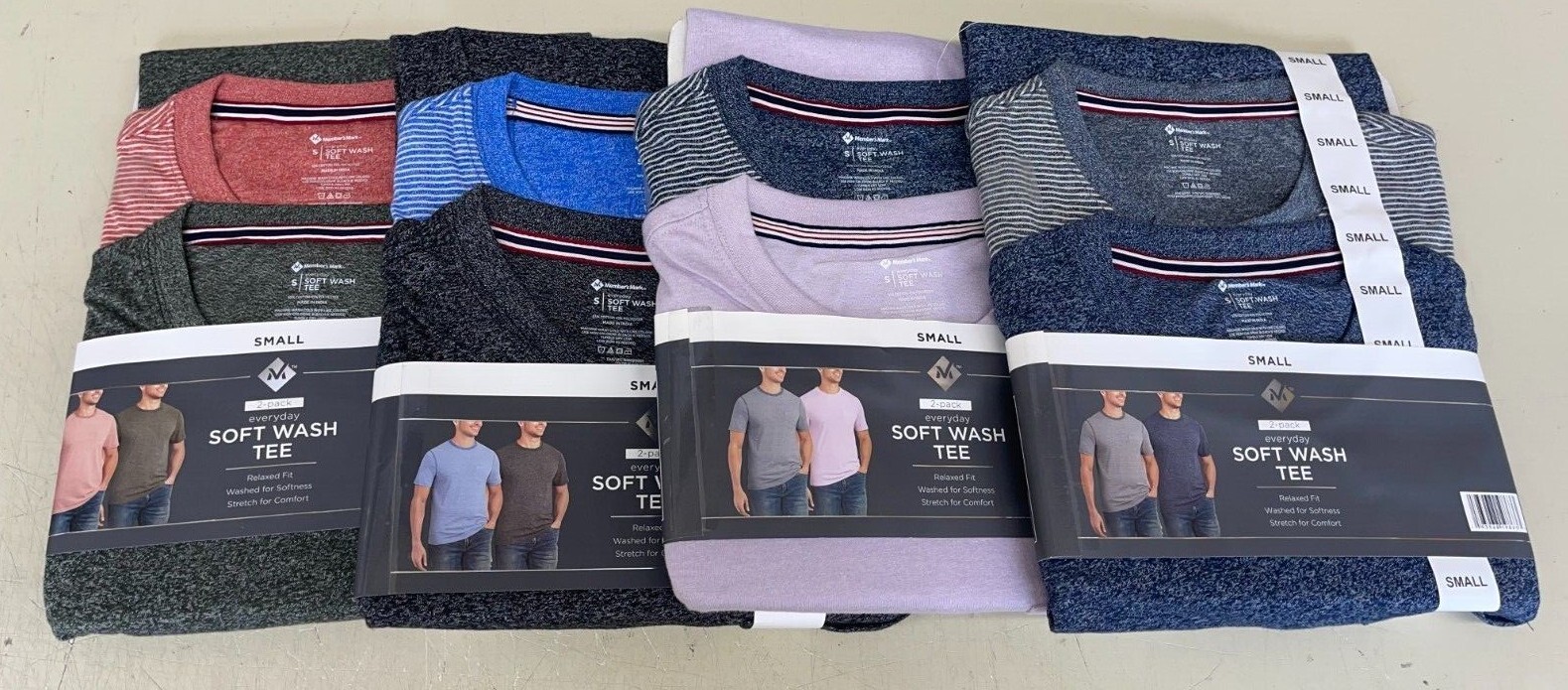 PICK SIZE/COLOR – Member’s Mark Men’s 2-Pack Everyday Soft Wash Tee