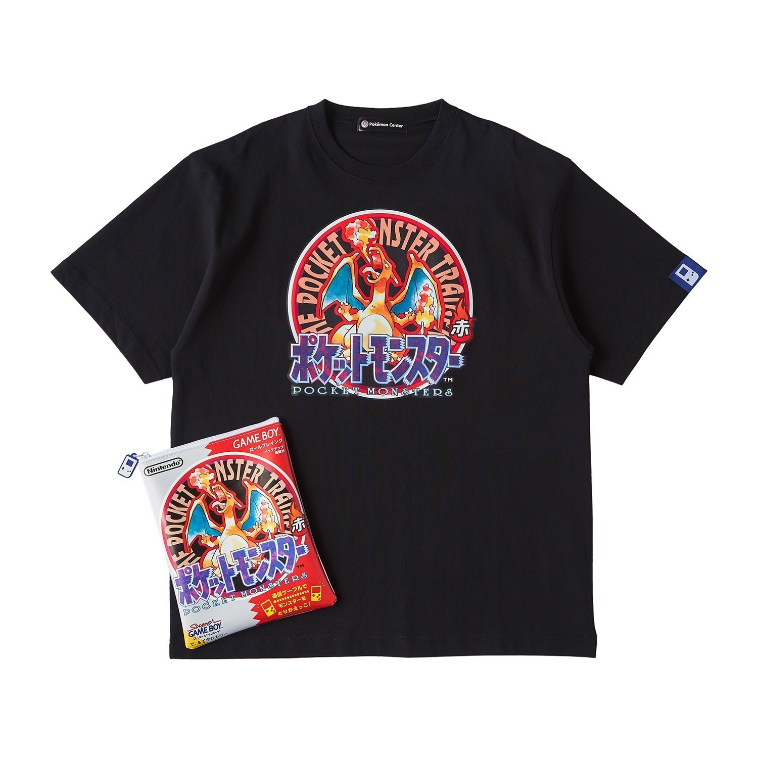 Pokemon Center Release Year Package T-Shirt in Pouch Pokémon Red Game Boy