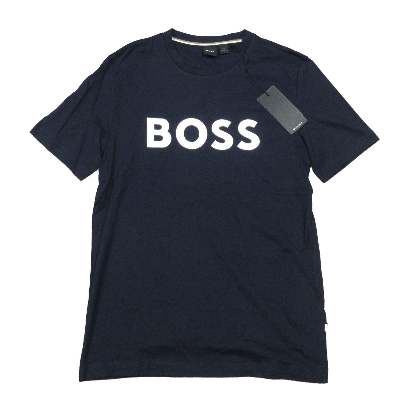 Hugo Boss Black Label Men’s Navy Tiburt 354 Graphic Logo Crew-Neck T-Shirt