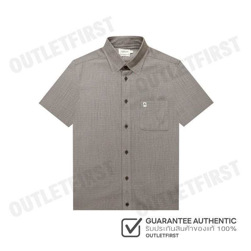 ARROW MEN’S PREMIUM COLLECTION SHORT SLEEVES SHIRT COLOR BROWN CODE: