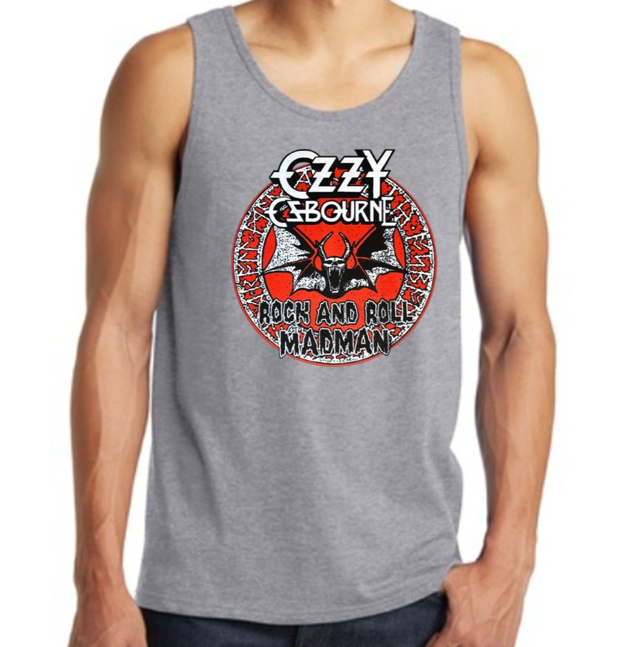 Ozzy Osbourne Rock and Roll Madman Men’s Tank Tops (Multiple Variations)
