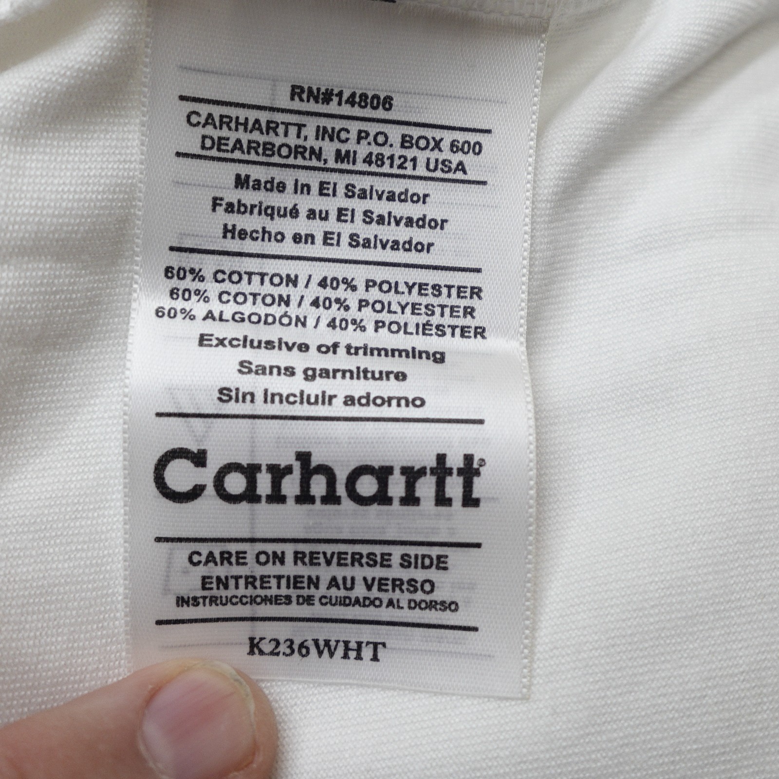 Carhartt CSX Railroad Transportation Polo Shirt Men’s Size 3XL White NWT
