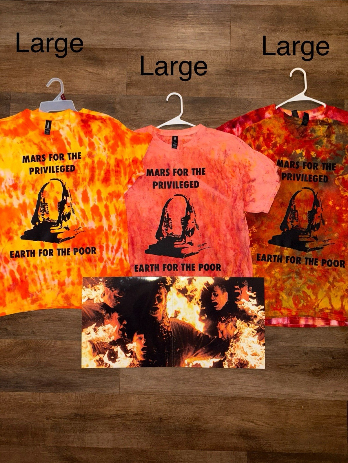 King Gizzard & The Lizard Wizard “Mars For The Rich” or “Organ Farmer” tie-dye