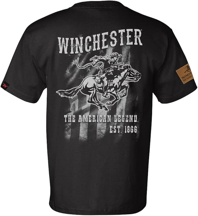 Winchester Legend Collection – Made in The USA Legend Rider Flag Short Sleeve 10