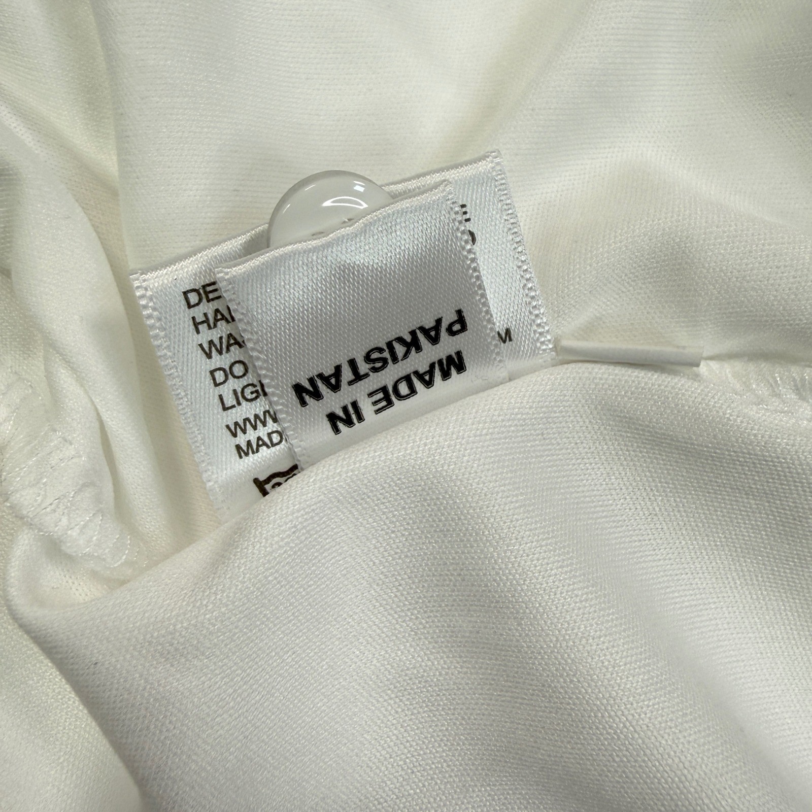 Collars & Co Men Size Medium Relaxed Oxford Dress Collar Polo White Short Sleeve